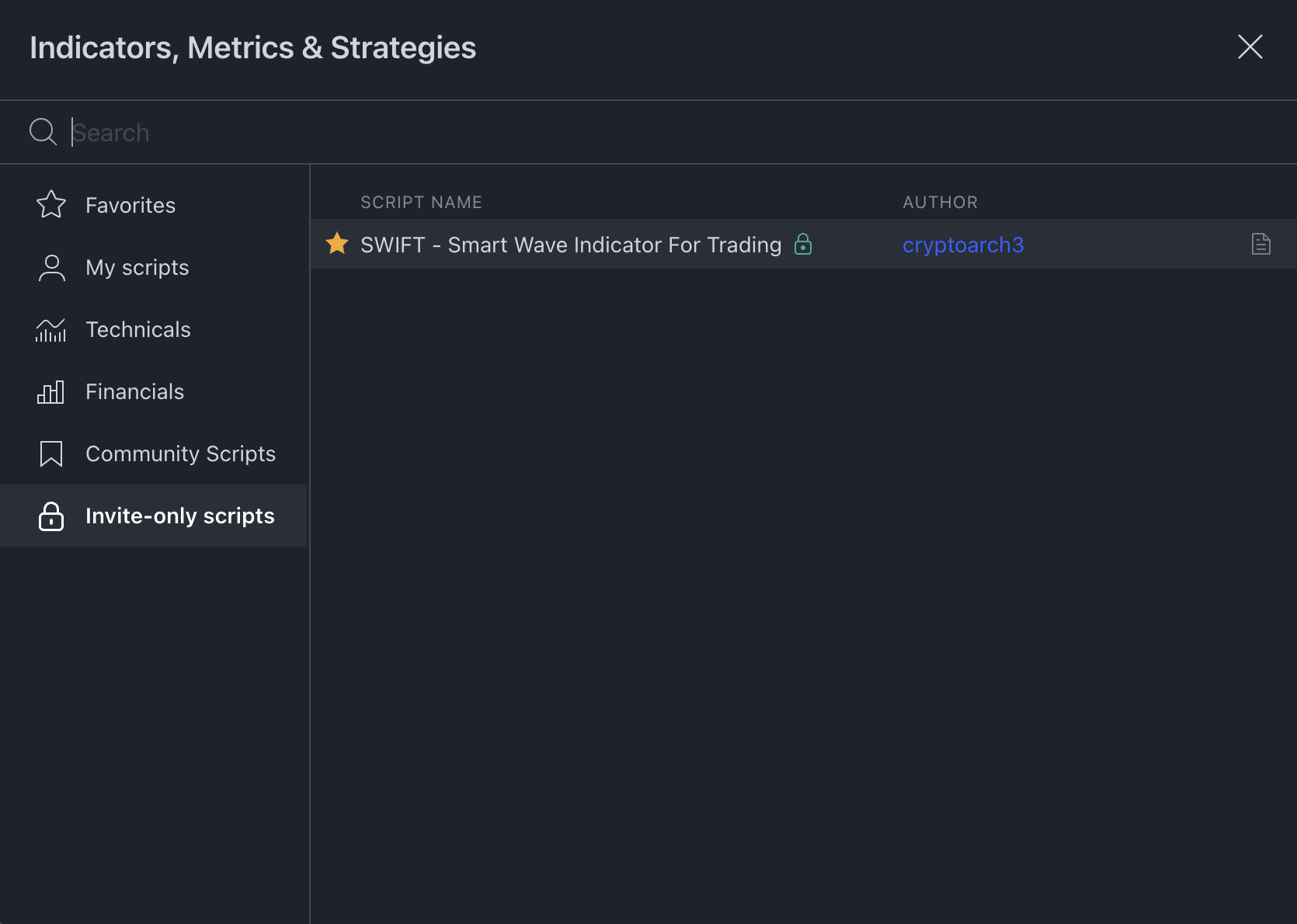 BOT trading strategy setting